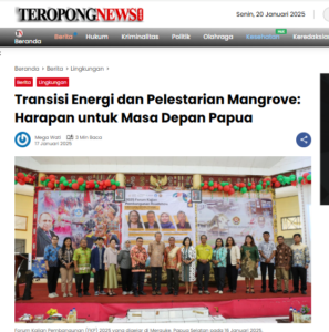 Transisi Energi dan Pelestarian Mangrove: Harapan untuk Masa Depan Papua