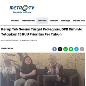 Tingkatkan Keterwakilan Perempuan di Parlemen, Parpol Harus Dibenahi 