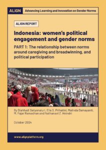 Indonesia: women’s political engagement and gender norms